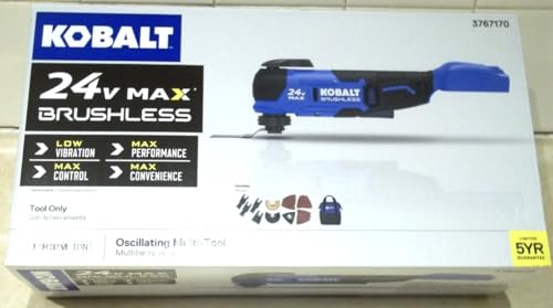Kobalt 18-Piece Cordless 24-Volt Max Oscillating Tool Kit